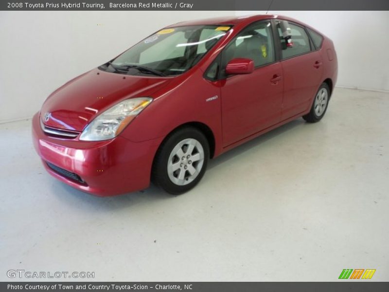 Barcelona Red Metallic / Gray 2008 Toyota Prius Hybrid Touring