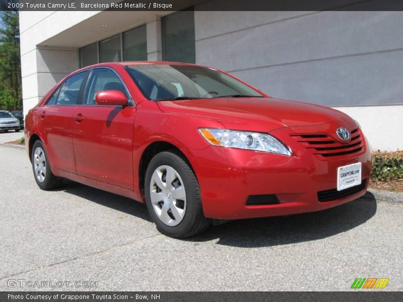 Barcelona Red Metallic / Bisque 2009 Toyota Camry LE