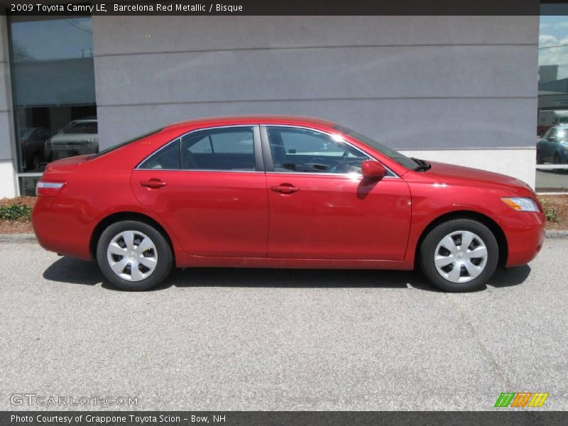 Barcelona Red Metallic / Bisque 2009 Toyota Camry LE