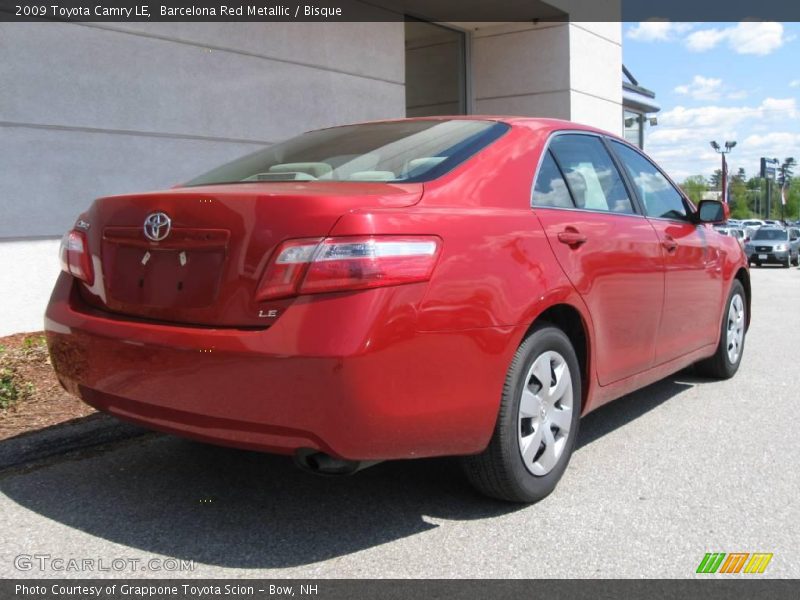 Barcelona Red Metallic / Bisque 2009 Toyota Camry LE