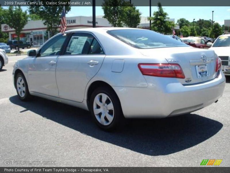 Classic Silver Metallic / Ash 2009 Toyota Camry LE