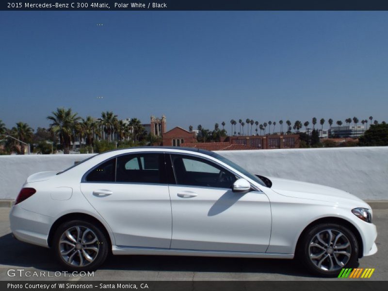 Polar White / Black 2015 Mercedes-Benz C 300 4Matic