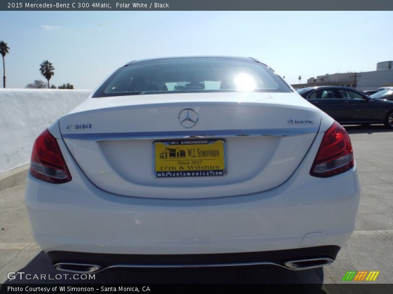 Polar White / Black 2015 Mercedes-Benz C 300 4Matic