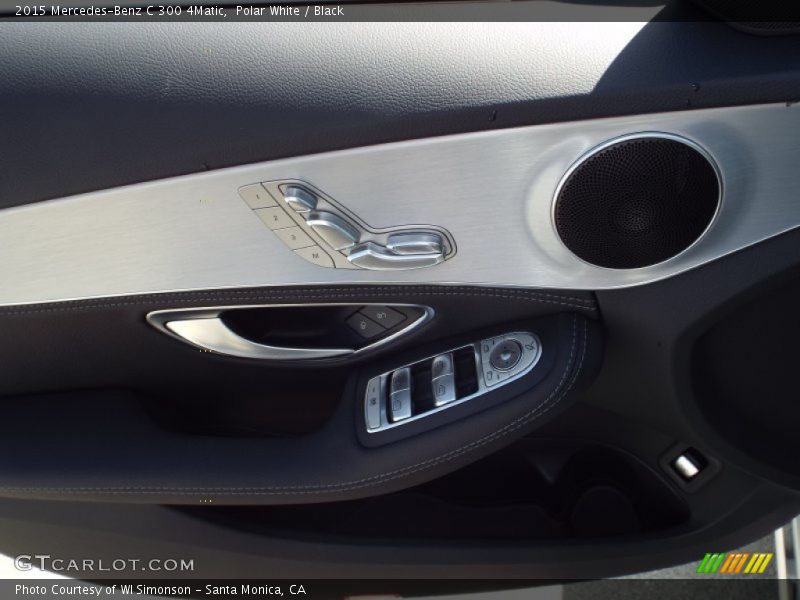 Polar White / Black 2015 Mercedes-Benz C 300 4Matic