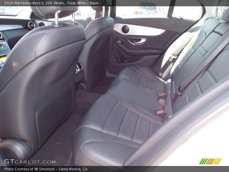 Polar White / Black 2015 Mercedes-Benz C 300 4Matic