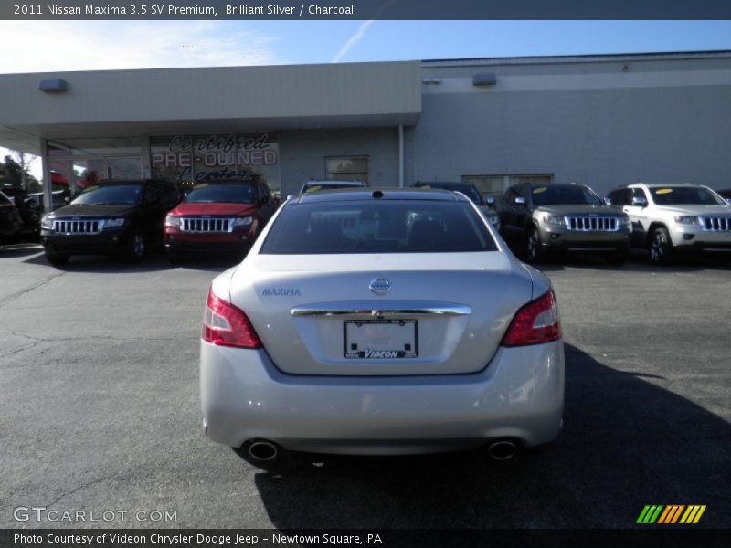 Brilliant Silver / Charcoal 2011 Nissan Maxima 3.5 SV Premium
