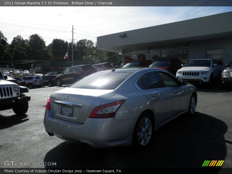 Brilliant Silver / Charcoal 2011 Nissan Maxima 3.5 SV Premium