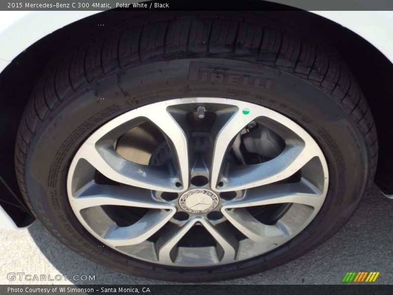 Polar White / Black 2015 Mercedes-Benz C 300 4Matic
