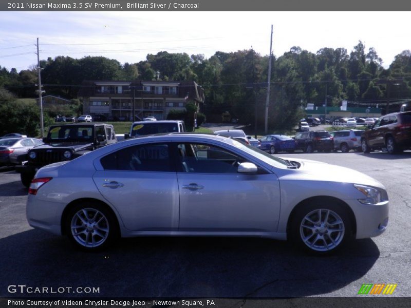 Brilliant Silver / Charcoal 2011 Nissan Maxima 3.5 SV Premium