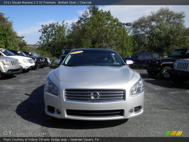 Brilliant Silver / Charcoal 2011 Nissan Maxima 3.5 SV Premium
