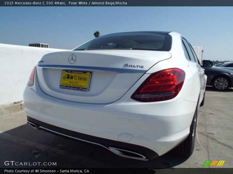 Polar White / Almond Beige/Mocha 2015 Mercedes-Benz C 300 4Matic