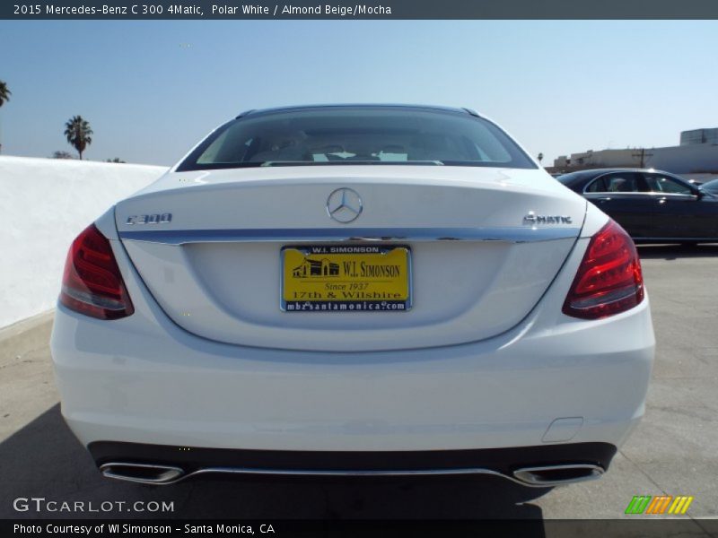 Polar White / Almond Beige/Mocha 2015 Mercedes-Benz C 300 4Matic