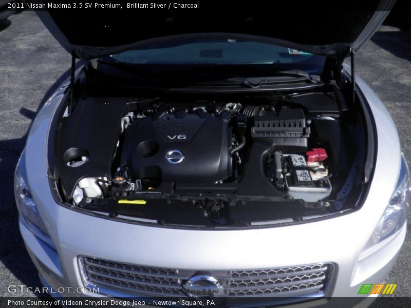 Brilliant Silver / Charcoal 2011 Nissan Maxima 3.5 SV Premium