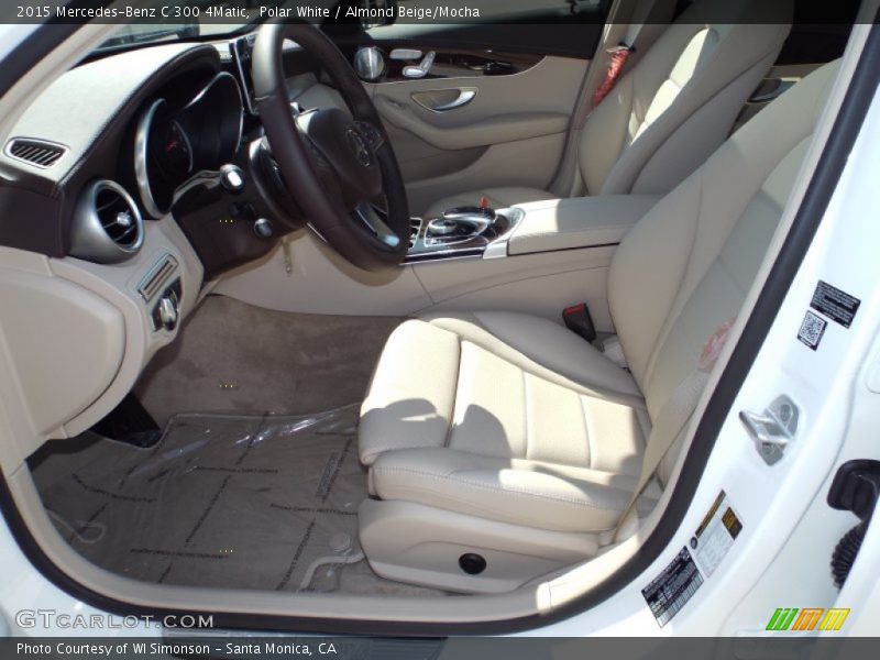 Polar White / Almond Beige/Mocha 2015 Mercedes-Benz C 300 4Matic