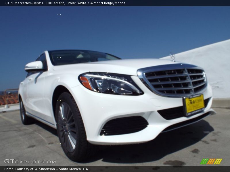 Polar White / Almond Beige/Mocha 2015 Mercedes-Benz C 300 4Matic