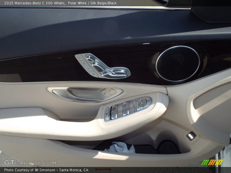 Polar White / Silk Beige/Black 2015 Mercedes-Benz C 300 4Matic
