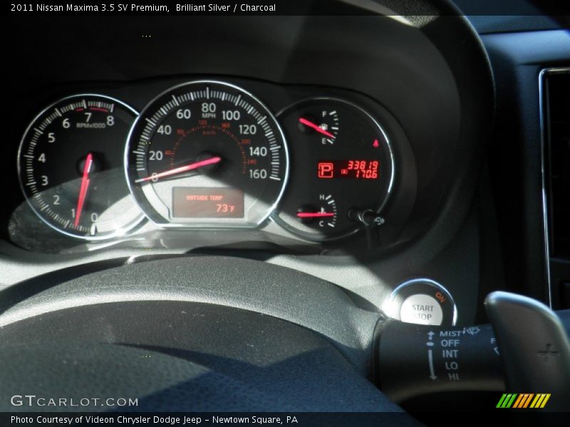 Brilliant Silver / Charcoal 2011 Nissan Maxima 3.5 SV Premium