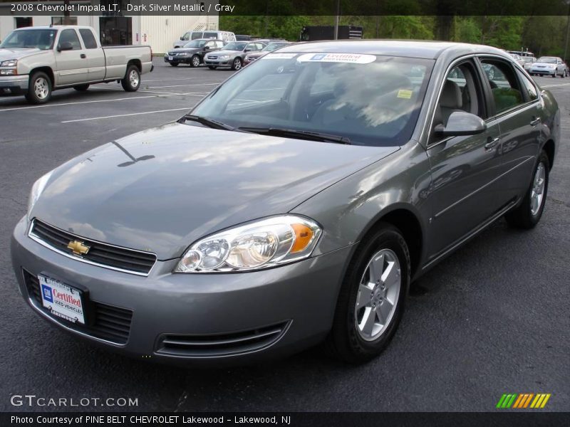 Dark Silver Metallic / Gray 2008 Chevrolet Impala LT