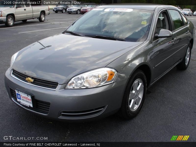 Dark Silver Metallic / Gray 2008 Chevrolet Impala LT