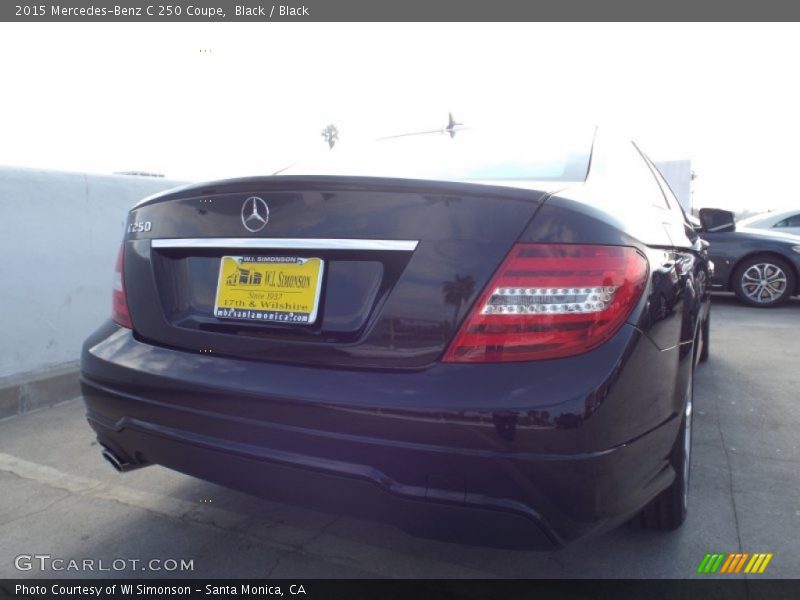 Black / Black 2015 Mercedes-Benz C 250 Coupe