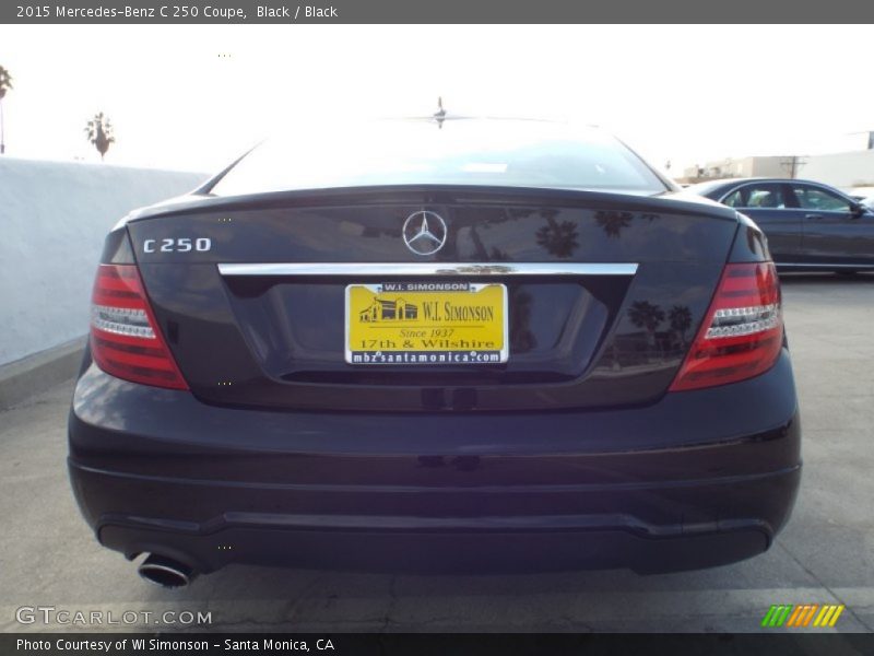 Black / Black 2015 Mercedes-Benz C 250 Coupe
