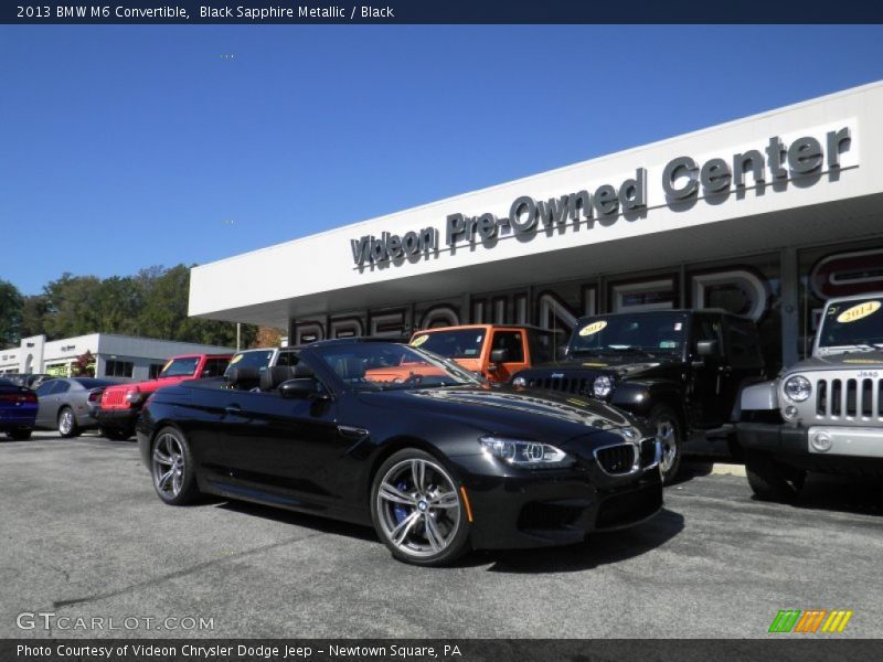 Black Sapphire Metallic / Black 2013 BMW M6 Convertible