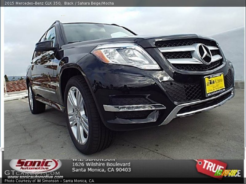 Black / Sahara Beige/Mocha 2015 Mercedes-Benz GLK 350
