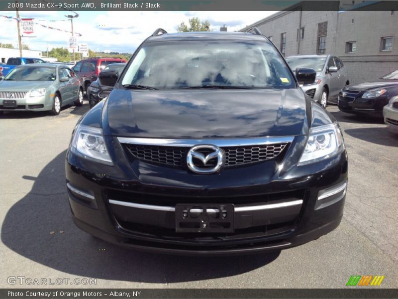 Brilliant Black / Black 2008 Mazda CX-9 Sport AWD