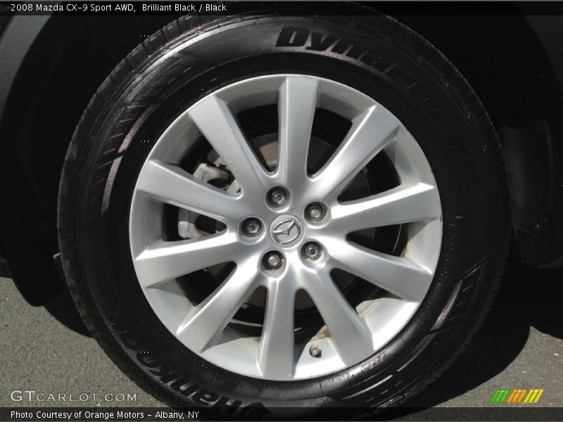 Brilliant Black / Black 2008 Mazda CX-9 Sport AWD