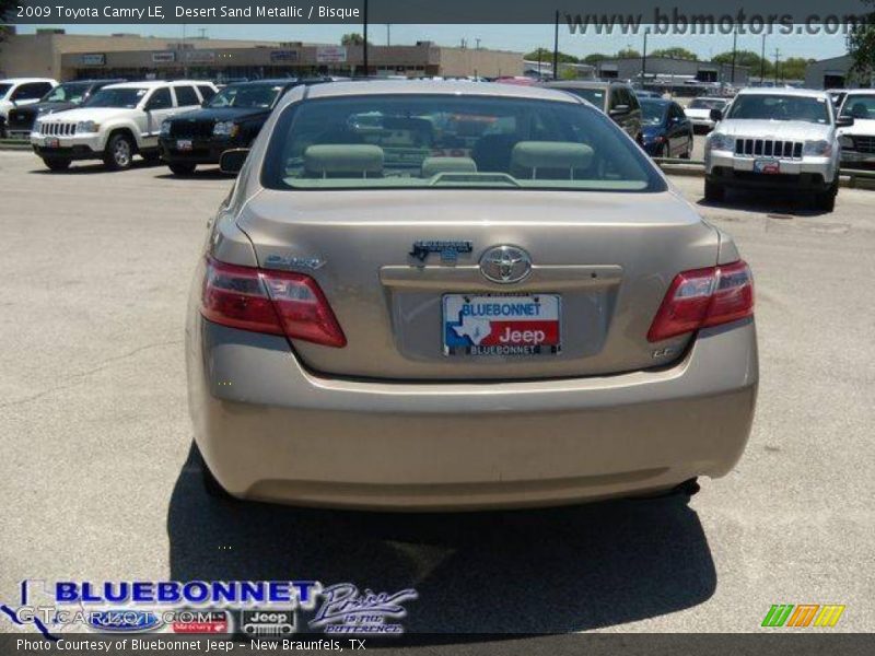 Desert Sand Metallic / Bisque 2009 Toyota Camry LE