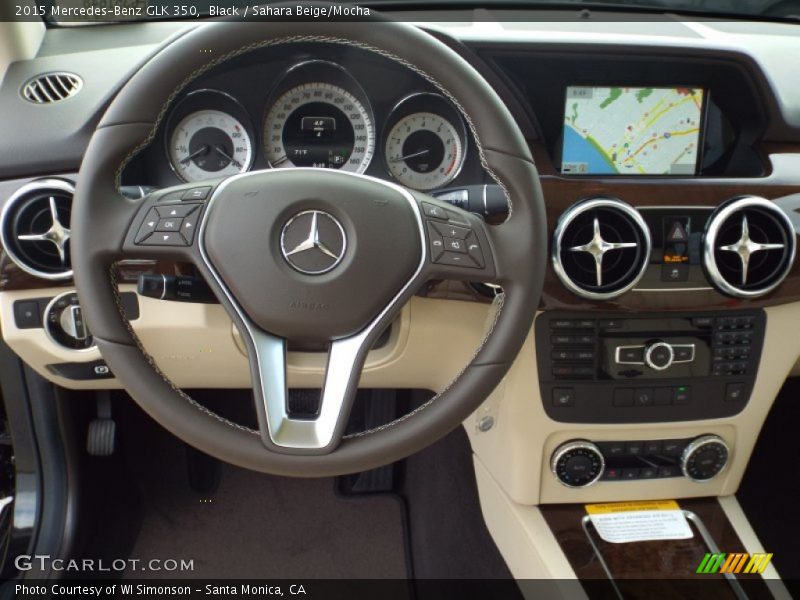 Black / Sahara Beige/Mocha 2015 Mercedes-Benz GLK 350
