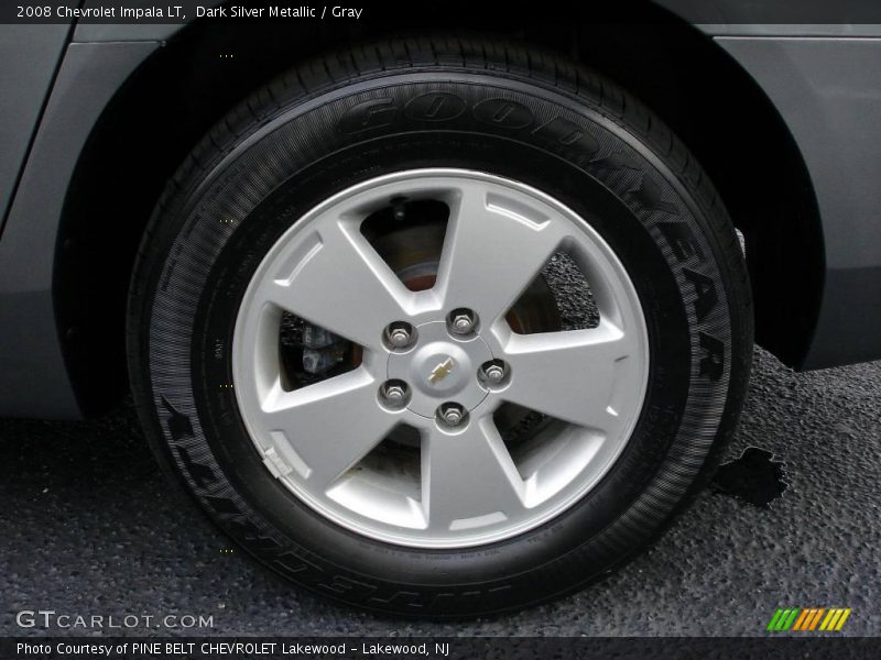 Dark Silver Metallic / Gray 2008 Chevrolet Impala LT