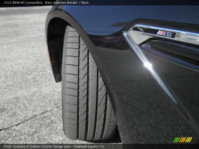 Black Sapphire Metallic / Black 2013 BMW M6 Convertible