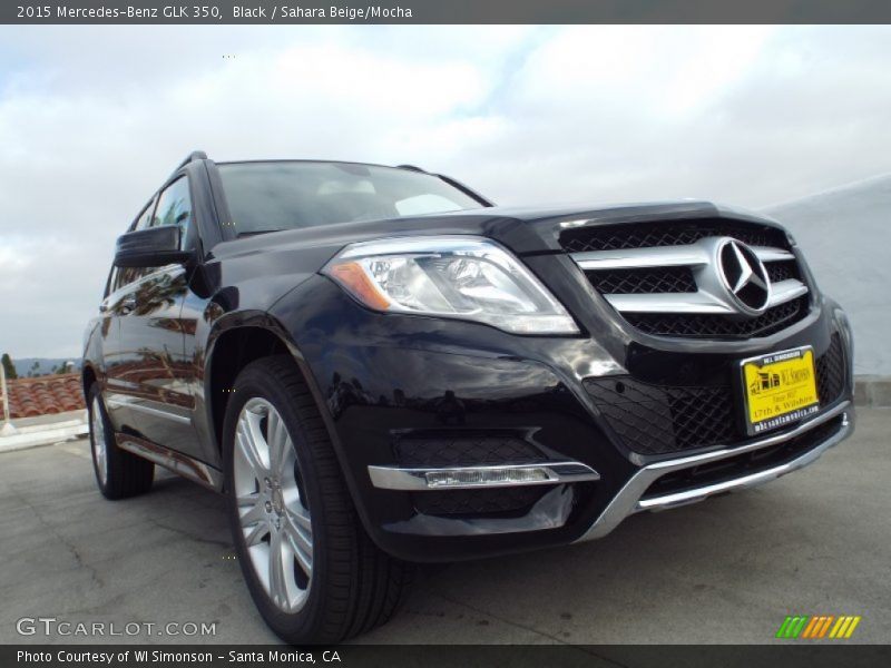 Black / Sahara Beige/Mocha 2015 Mercedes-Benz GLK 350