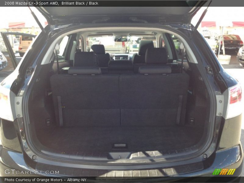 Brilliant Black / Black 2008 Mazda CX-9 Sport AWD