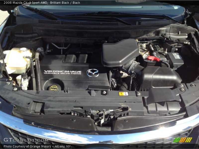 Brilliant Black / Black 2008 Mazda CX-9 Sport AWD