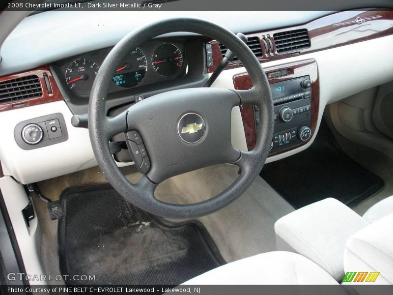 Dark Silver Metallic / Gray 2008 Chevrolet Impala LT