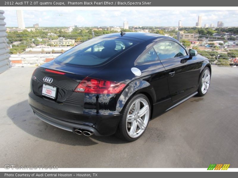 Phantom Black Pearl Effect / Black/Spectra Silver 2012 Audi TT 2.0T quattro Coupe