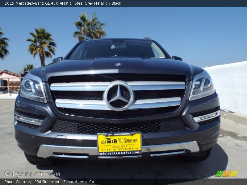 Steel Grey Metallic / Black 2015 Mercedes-Benz GL 450 4Matic