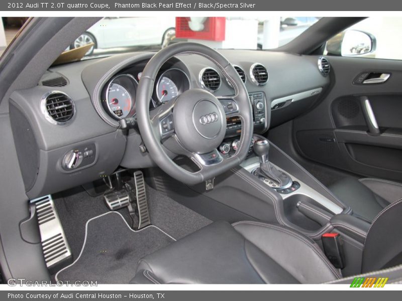 Black/Spectra Silver Interior - 2012 TT 2.0T quattro Coupe 