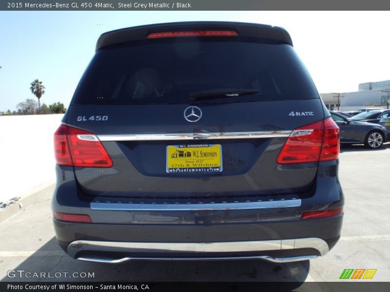 Steel Grey Metallic / Black 2015 Mercedes-Benz GL 450 4Matic