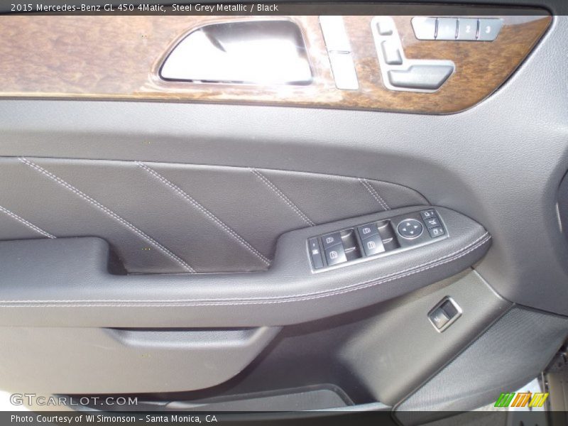 Steel Grey Metallic / Black 2015 Mercedes-Benz GL 450 4Matic