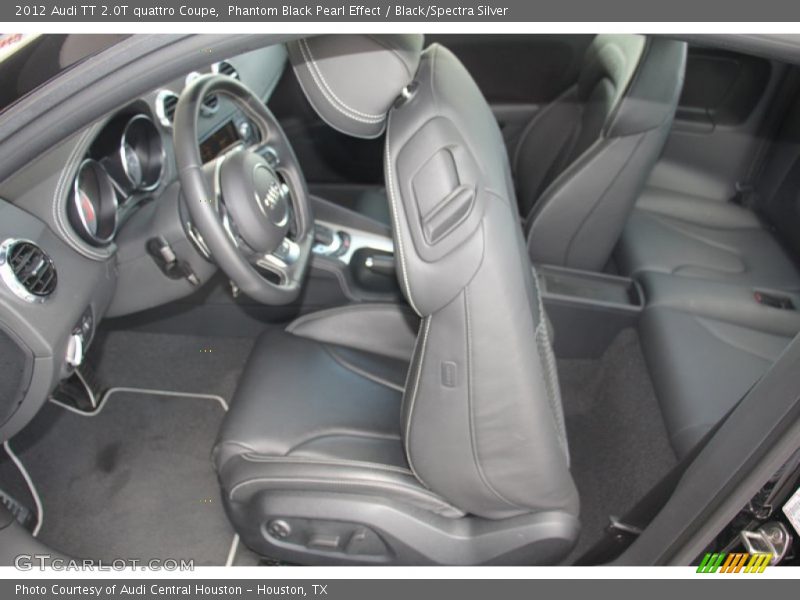 Phantom Black Pearl Effect / Black/Spectra Silver 2012 Audi TT 2.0T quattro Coupe