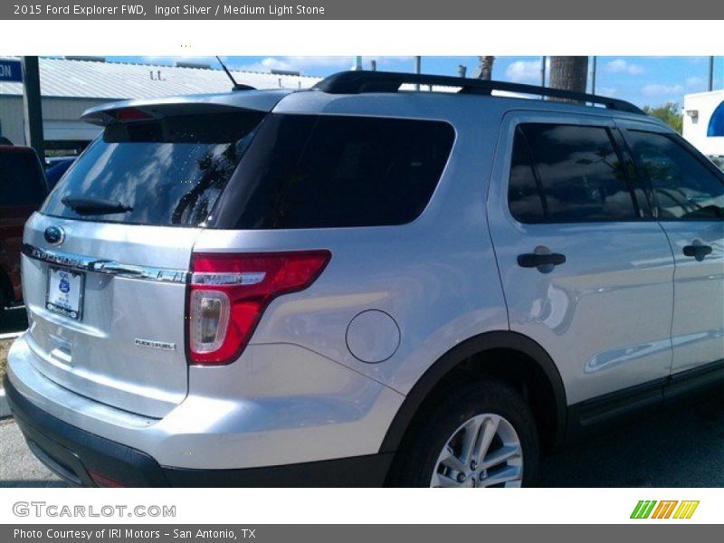 Ingot Silver / Medium Light Stone 2015 Ford Explorer FWD