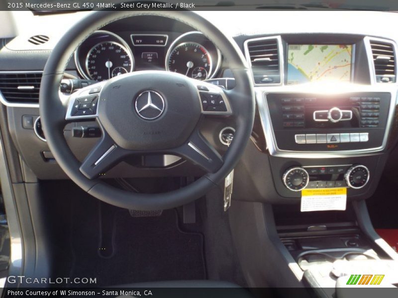 Steel Grey Metallic / Black 2015 Mercedes-Benz GL 450 4Matic