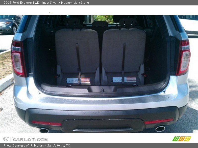 Ingot Silver / Medium Light Stone 2015 Ford Explorer FWD