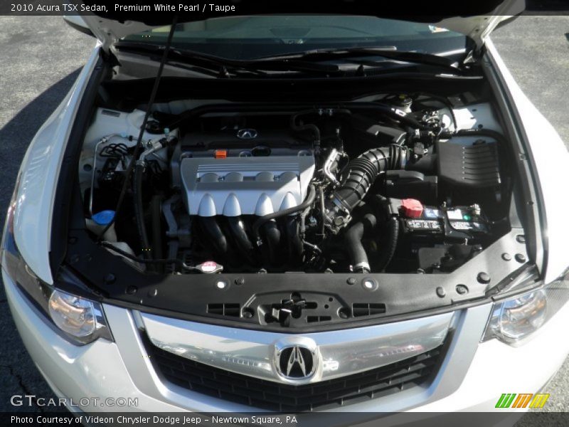 Premium White Pearl / Taupe 2010 Acura TSX Sedan