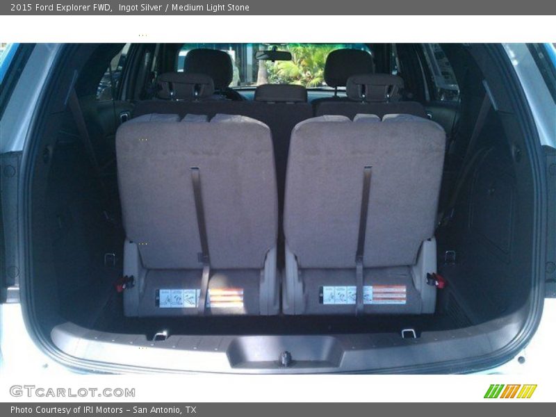 Ingot Silver / Medium Light Stone 2015 Ford Explorer FWD