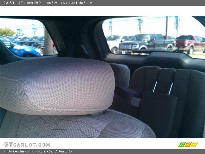 Ingot Silver / Medium Light Stone 2015 Ford Explorer FWD