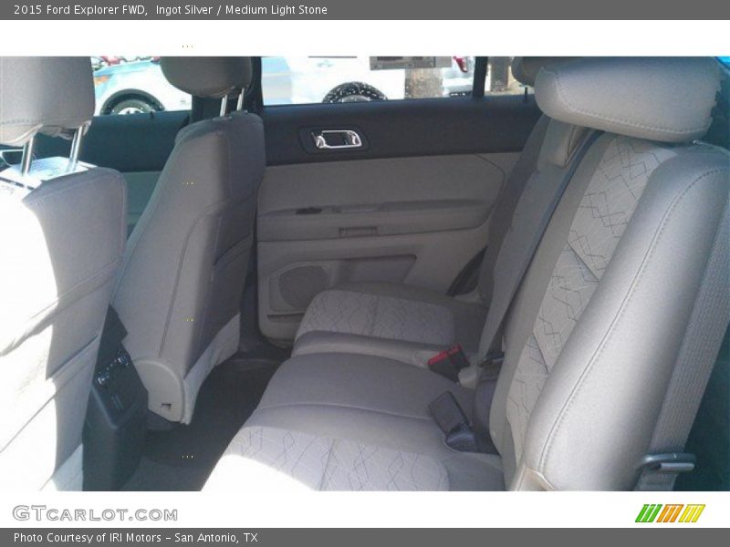 Ingot Silver / Medium Light Stone 2015 Ford Explorer FWD